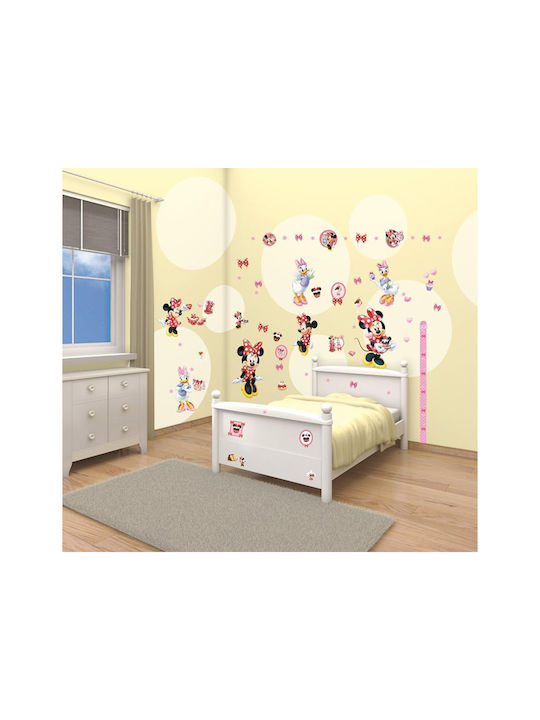 Παιδικά Αυτοκόλλητα Τοίχου Walltastic Minnie Mouse Decor Kit 79 Room Stickers