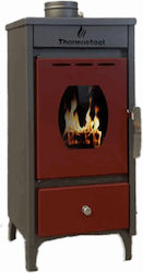 Thermosteel X10 Χαλύβδινη Ξυλόσομπα 10.5kW Κόκκινη