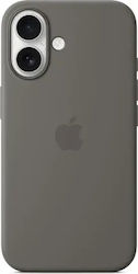 Apple Back Cover Silicon Stone Gray (iPhone 16)