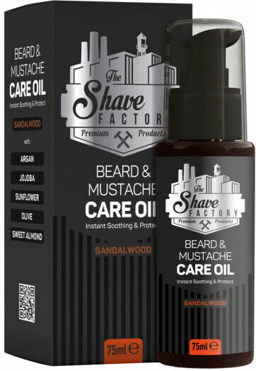 The Shave Factory Beard and Moustache Grooming Oil 75ml