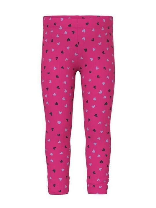 Name It Leggings pentru Copii Lung Pink Yarrow