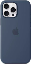 Apple Silicone Case with MagSafe Denim (iPhone 16 Pro Max)