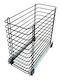 Soumelidis Metallic Laundry Basket 50.6x40x45.5cm Black