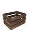 Creative Deco Holztruhe Braun 40 x 30 x 23 cm Natürliche Holzbox Perfekte Aufbewahrung Geschenk Dekoration DIY Dokumente Werkzeuge Spielzeug