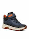 J Flexyper Plus B Abx Kids Sneakers High Anatomic with Scratch Blue
