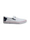 Πάνινα Ανδρικά Slip-On Λευκά