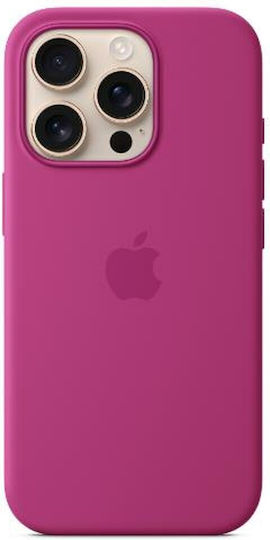 Apple Silicone Case with MagSafe Задна корица Силикон Фуксия (iPhone 16 Pro Max)