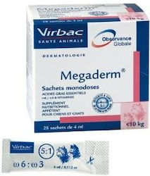 Virbac Megaderm Σκύλους Γάτες 28x4ml Virbac Megaderm Σκύλους Γάτες 28x4ml