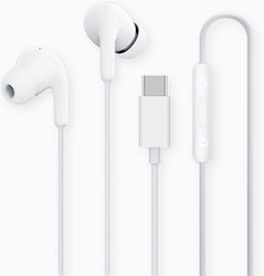 Xiaomi Earphones In-ear Handsfree Ακουστικά με Βύσμα USB-C Λευκό