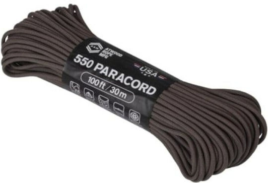 Atwood Ropes Mfg 550 Paracord 100 Fuß US Braun