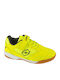Whizzer K Kids Indoor Soccer Shoes Yellow