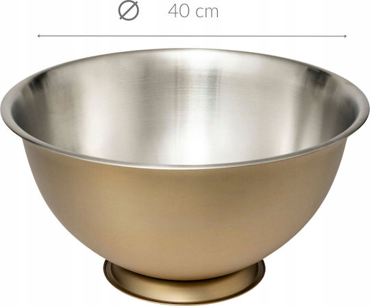 Atmosphera Bowl Salad Bowl Gold 40x40cm