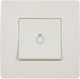 Elmark Wall Push Staircase Button Beige 38101S