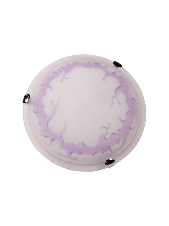 Elmark Ceiling Light with Socket E27 50pcs Purple