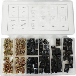 Body Washers 170 Pieces Silver