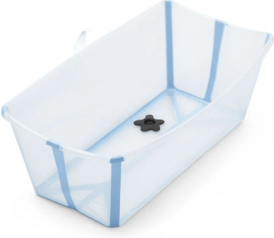 Stokke Cadă pliabilă pentru bebeluși Flexi Bath cu termometru Albastru