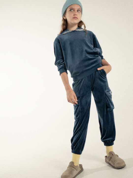 Evita Copii Set de pantaloni de trening Dark Petrol Evita Copii Set de pantaloni de trening Dark Petrol