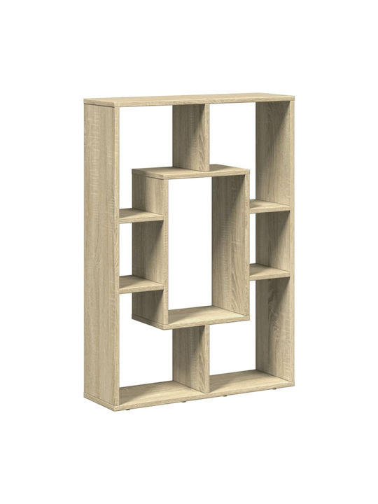 Bookcase Sonoma Oak 63x20x90cm