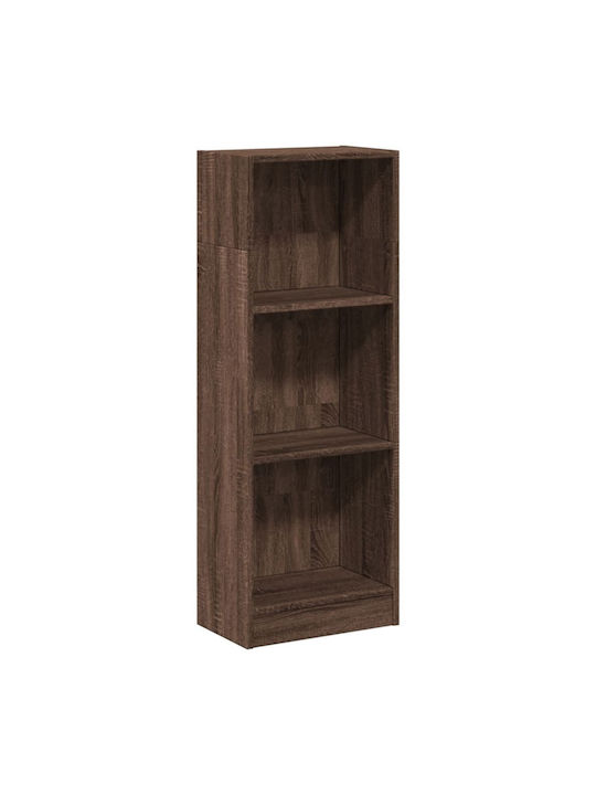 Bookcase Brown Oak 40x24x109cm