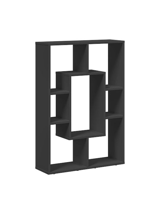 Bookcase Black 63x20x90cm