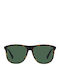 Polaroid Unisex Sunglasses with Brown Tartaruga Plastic Frame and Green Polarized Lens PLD4178/S 086/UC