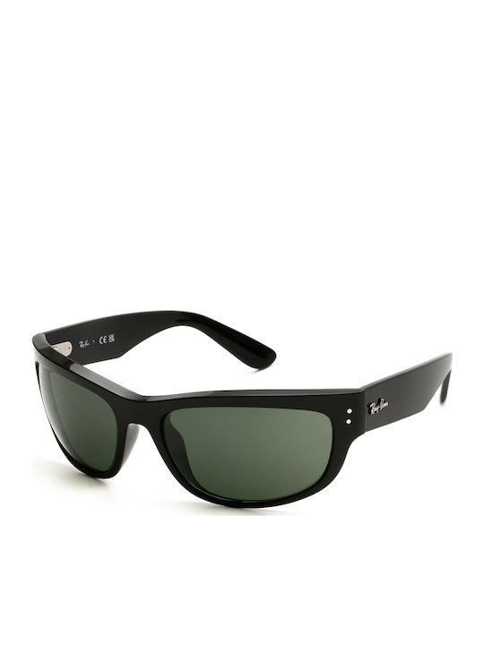 Ray Ban Mega Balorama Unisex Sunglasses with Black Plastic Frame and Green Lens RB2289 901/31