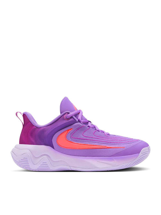 Giannis Immortality 4 Kids Sports Shoes Basketball with Laces Purple