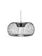 Fylliana Fl31990 Pendant Light Black with Crystals for Socket E27 46x21cm