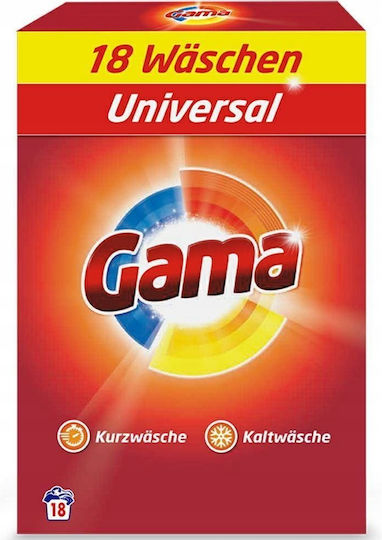 Gama Waschmittel in Pulverform für Farbige Kleidung 1.08kg (18 Messbecher)