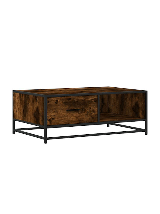 Rechteckig Couchtisch Smoky Oak L90xB57xH35cm