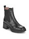 Hispanitas Leather Women's Ankle Boots Black