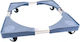 22390-900-00-05 Adjustable Base For Washer/Kitchen/Fridge made of Metal with Wheels 65x65εκ. 1pcs