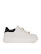 Flatforms Sneakers White / Black