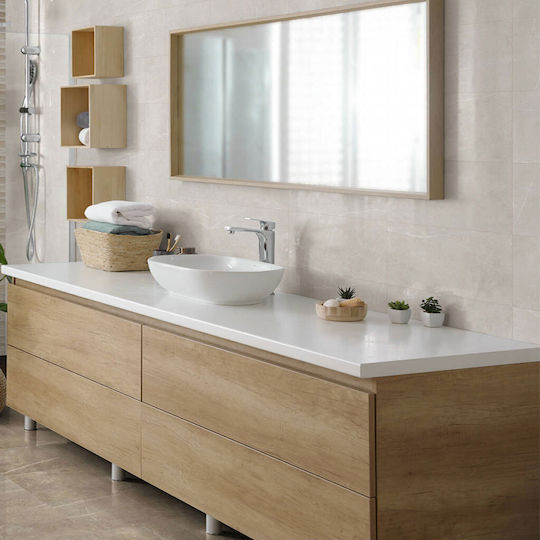 Keros Floor Interior Matte Tile 50x25cm Beige
