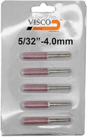 Visco Parts LTA-28 Schleifsteine mit Schaft 4mm 5 Stück