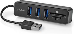 Nedis USB Hub 10 Θυρών (USB-A) CCGB60250BK01 Nedis USB Hub 10 Θυρών (USB-A) CCGB60250BK01