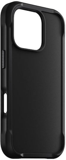 Nomad Rugged Задна корица Пластмаса / Силикон 1.11мм Черен (iPhone 16 Pro)