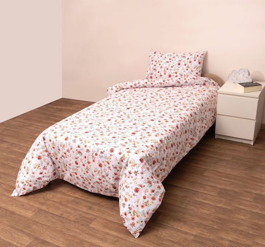 Viopros Baby Sheets Set Crib Cotton Spring Pink 120x160cm 3pcs