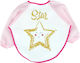 Bibs Αδιάβροχη Ποδιά Υφασμάτινη με Μανίκια Girl Star