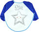 Bibs Αδιάβροχη Ποδιά Υφασμάτινη με Μανίκια Boy Star