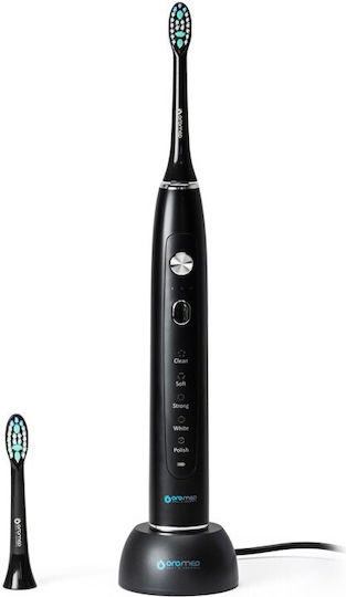 Oromed Oro-sonic Sonic Electric Toothbrush with Brushing Timer Black