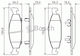 Bosch Brake Pad Front for Jeep Grand Cherokee