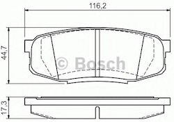 Bosch Спирачни Накладки Комплект Bosch Спирачни Накладки Комплект