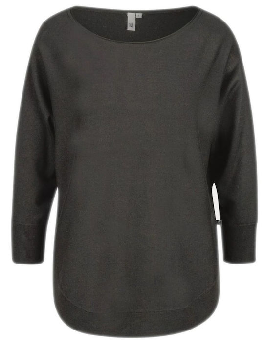 S.Oliver Women's Long Sleeve Sweater Anthracite