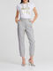 Women's Chino Trousers with Elastic Regular Fit Gray