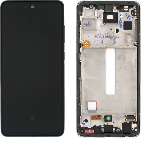 Οθόνη OLED Oled mit Touch-Mechanismus und Rahmen für Samsung Galaxy A52s 5G A528 (Schwarz)