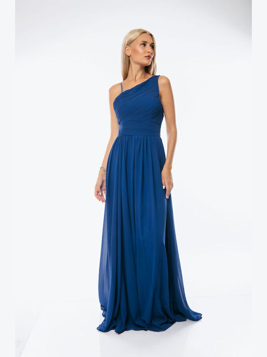 Sommer Maxi Abendkleid Blau Rüa