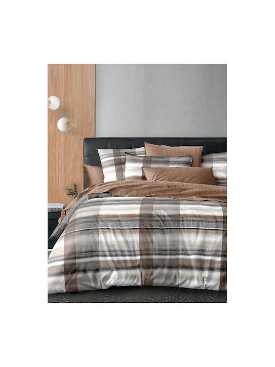Palamaiki Bettdecke Großes Doppelbett mit Microfiber-Füllung 230x250cm Zen104 Embrime