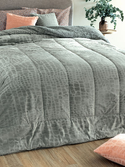 Palamaiki Duvet Cover Queen 220x240cm Flo Grey 720 GSMGsm