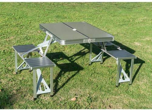 Table Product Dimensions 38.1 W X 83.8 L X 10.2 H cm Foldable Portable Beach Camping Holidays Trips Events Chairs Integrated Vk89